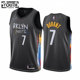 Camiseta Niños NBA Brooklyn Nets Keven Durant 7 2020-21 City Edition Swingman